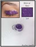 Glitter em pó cor roxo - Audrei Casatti